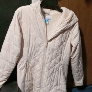 Columbia Women's Off-White Quilted Puffer Jacket